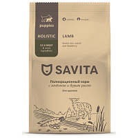 Savita Puppy Сухой корм для щенков, Ягненок и Бурый рис