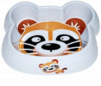 №1 Миска фигурная "Енот" меламиновая, 16*12.5см, 200мл