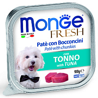 Monge Dog Fresh Влажный корм для собак всех пород, Тунец