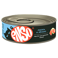 Enso Влажный корм для кошек, паштет, Лосось и Зеленое яблоко