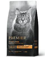 Premier Cat Adult Large Lamb&Turkey Сухой корм для кошек крупных пород, Ягненок и Индейка
