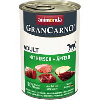 Animonda GranCarno Adult Влажный корм для собак, Оленина и Яблоко