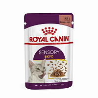 Royal Canin Sensory Taste Влажный корм для взрослых кошек, стимулирующий вкусовые рецепторы, кусочки в соусе