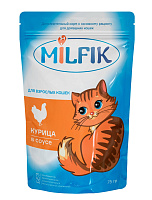 Milfik Влажный корм для кошек, Курица в соусе