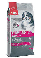 Blitz Classic Puppy Large&Giant Сухой корм для щенков крупных и гигантских пород, Курица
