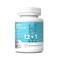 PetActive Витаминно-минеральный комплекс для котят, беременных и кормящих кошек 12 в 1 50 гр