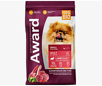 Award Small Adult Lamb Сухой корм для собак мелких пород, Ягненок, Индейка, Брокколи и Брусника