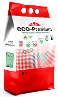 ECO Premium Наполнитель комкующийся древесный, Алоэ 5л/1.9 кг