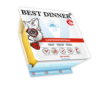 Best Dinner Vet Profi Gastrointestinal Влажный диетический корм для кошек, при нарушениях пищеварения и всасывания в кишечнике, Индейка