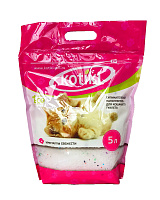 Kotiki Наполнитель для кошачьего туалета "Кристаллы свежести", силикагелевый 5л