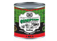 ZooRing Влажный корм для собак, сочные кусочки мяса в желе, 4 мяса