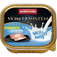 Animonda Vom Feinsten Adult + Milkies Влажный корм для кошек, Индейка и Молочная начинка