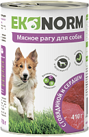 Четвероногий гурман Ekonorm Мясное рагу для собак с Говядиной и Сердцем