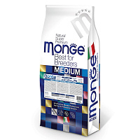 Monge Dog Medium Starter Сухой корм для щенков, беременных и кормящих собак средних пород, Курица