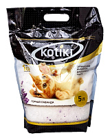 Kotiki Наполнитель для кошачьего туалета "Горная лаванда", силикагелевый 5л
