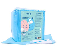 VitaVet Care Пеленки гелевые с фиксирующими полосками для кошек и собак 60*40см 35шт