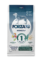 Forza10 MonoDiet Adult Medium Сухой корм для взрослых собак средних пород, Оленина и Картофель