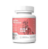 PetActive Витаминно-минеральный комплекс для кошек, поддержание здоровой кожи и красивой шерсти 50 гр