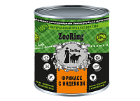 ZooRing Консервы для собак, Фрикасе с Индейкой