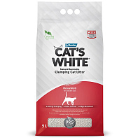 Cat's White Natural Комкующийся наполнитель натуральный без ароматизатора
