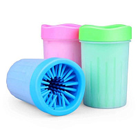 Уют Лапомойка L, розовая D 10.2см верх, D 8.2см дно, высота 14.5см