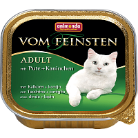 Animonda Vom Feinsten Adult Влажный корм для кошек, Индейка и Кролик
