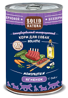 Solid Natura Holistic Влажный беззерновой корм для собак, Ягненок