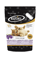 Kotiki Наполнитель для кошачьего туалета "Горная лаванда", силикагелевый 10л