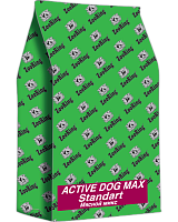 ZooRing Active Dog MAX Standart Сухой корм для собак, Мясной микс и Рис