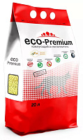 ECO Premium Наполнитель комкующийся древесный, Ромашка 7.6кг/20 л
