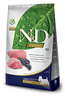 Farmina N&D Prime Adult Mini Lamb&Blueberry Сухой корм для собак мелких пород, Ягненок и Черника