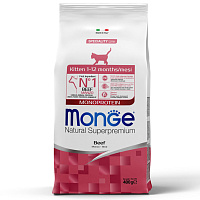 Monge Cat Speciality Line Monoprotein Сухой корм для котят и беременных кошек, Говядина