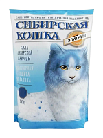 Наполнитель Сибирская кошка Элитный впитывающий силикагель синий