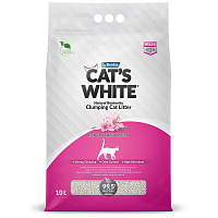 Cat's White Baby Powder Наполнитель комкующийся, с ароматом Детской присыпки