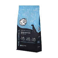 Enso Dog Formula Monoprotein Сухой корм для взрослых собак средних и крупных пород, Белая рыба и Брокколи