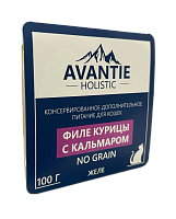 AVANTIE Корм консервированный для кошек, в желе, филе Курицы с Кальмаром