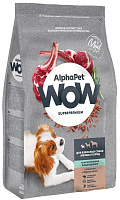 AlphaPet WOW Superpremium Sensitive Mini Сухой корм для собак мелких пород с чувствительным пищеварением, Ягненок и Бурый Рис