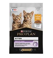 Влажный корм для Котят Purina Pro Plan Junior Feline with Chicken, Курица в желе
