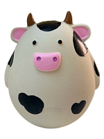 Foodster Игрушка для собак Корова-неваляшка, 8.9см