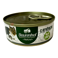 Baurenhof Natural Влажный корм для кошек, Ягнёнок