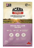 Acana Singles Dog Grass-Fed Lamb Сухой корм для собак, Ягненок