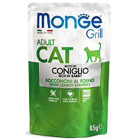 Monge Cat Grill Влажный корм для кошек, Итальянский Кролик