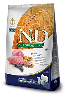 Farmina N&D Ancestral Grain Adult Medium&Maxi Lamb&Blueberry Сухой корм для собак средних и крупных пород, Ягненок и Черника