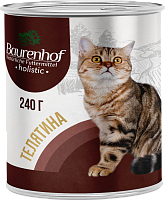 Baurenhof Holistic Влажный корм для кошек, Телятина