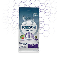 Forza10 MonoDiet Sensitive Skin Medium&Large Adult Сухой корм для взрослых собак средних и крупных пород, при чувствительной коже, Рыба
