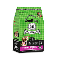 ZooRing Original Formula Сухой корм для взрослых собак средних и крупных пород, Телятина, Рис, Глюкозамин и Хондроитин