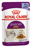 Royal Canin Sensory Smell Влажный корм для взрослых кошек, стимулирующие обонятельные рецепторы, кусочки в желе