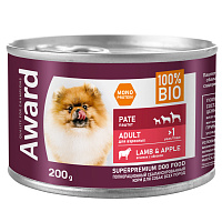 Award Pate Adult Lamb&Apple Влажный корм для собак, Ягненок и Яблоко, паштет