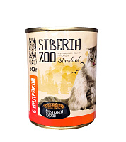 Siberia ZOO Влажный корм для кошек, Индейка