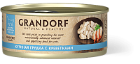 Grandorf Adult Grain Free Влажный беззерновой корм для кошек, Куриная грудка и Креветки
